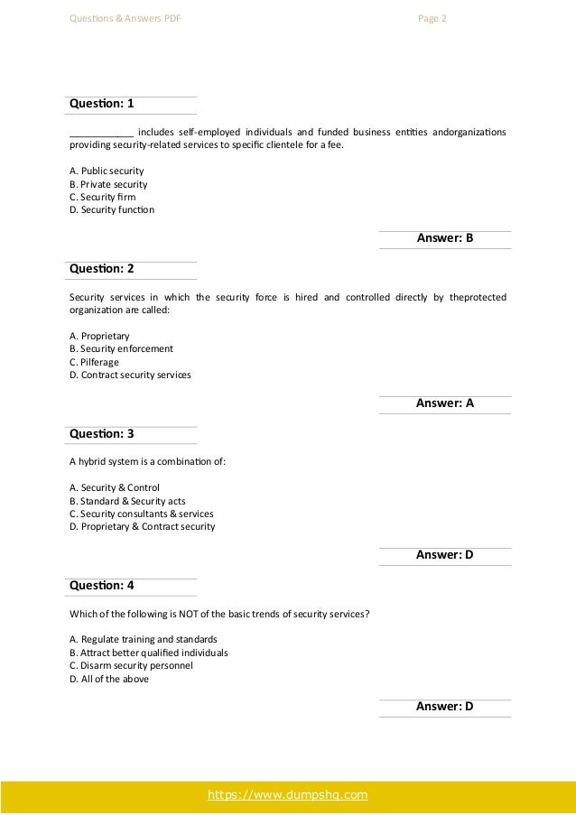 ASIS-PSP Prüfungsfrage