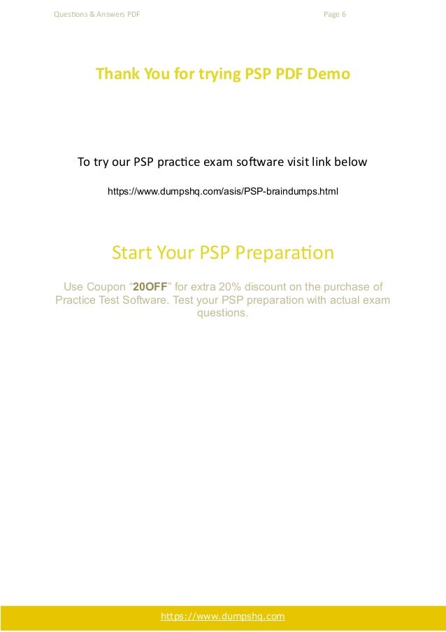 PSP Exam Fragen