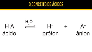 O conceito de ácidos
 