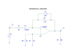 DIFFERENTIAL AMPLIFIER
 