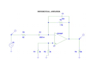 DIFFERENTIAL AMPLIFIER
 