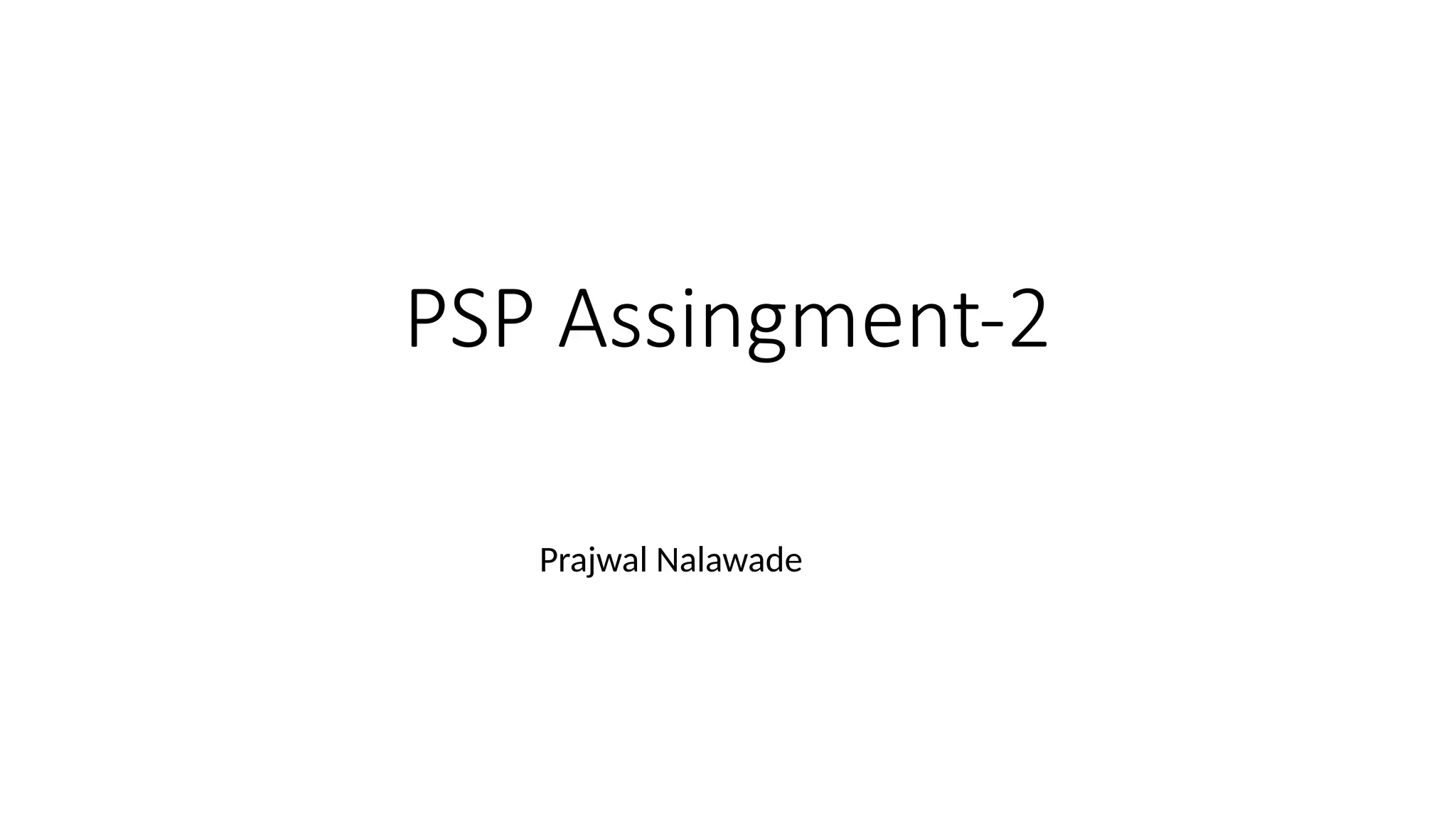 PSP Lab assignment 2[1].pptx programming with c language | PPTX