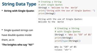 Psp String PSP Lecture 11_12 String and List as Array.pptx