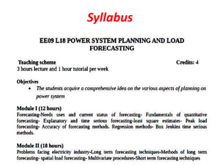 Syllabus
 