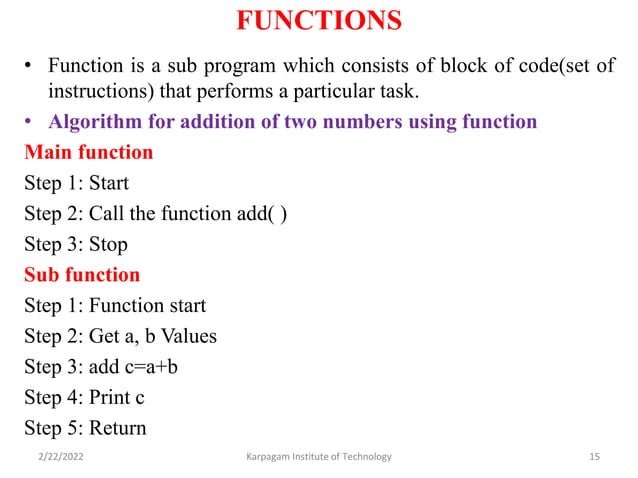Problem Solving and Python Programming | PDF