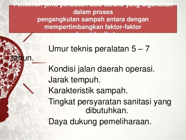 PPT Pengolahan Sampah Perkotaan