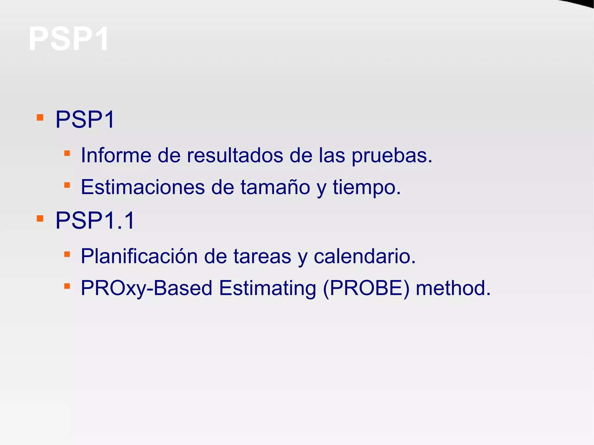 Introduccion a Personal Software Process