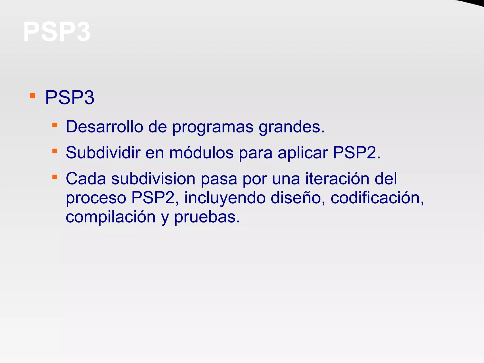 Introduccion a Personal Software Process
