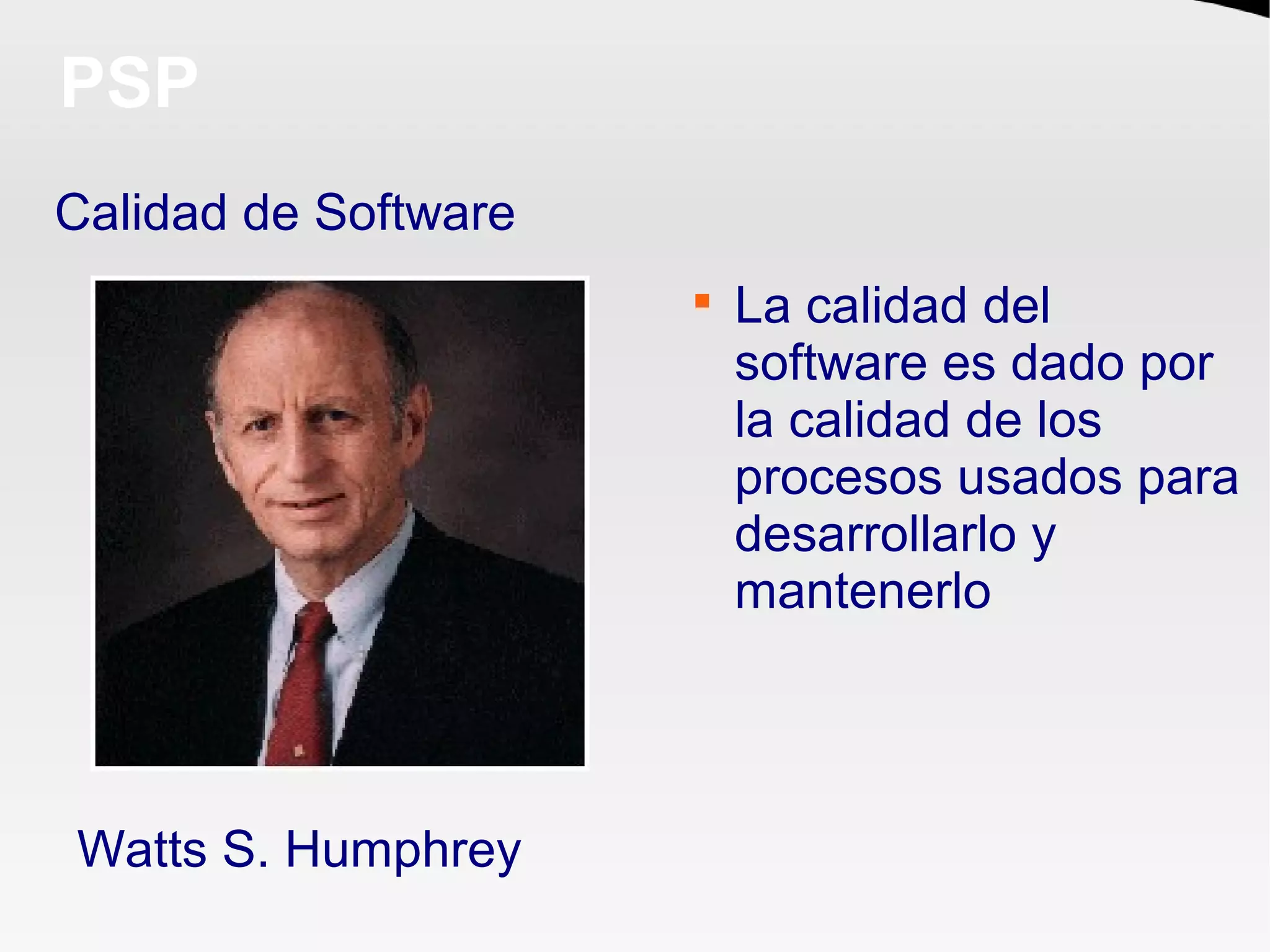 Introduccion a Personal Software Process