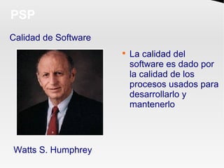 Introduccion a Personal Software Process | PDF