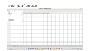 Import data from excel
 