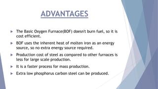 Advantages and Disadvantages of Open Hearth Furnace