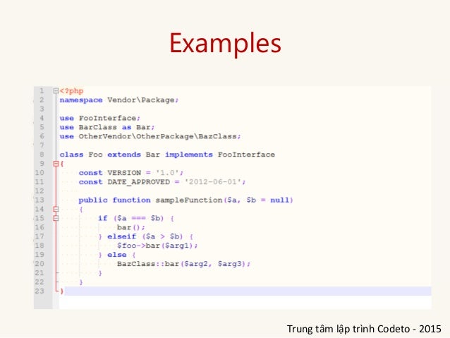 Psr - php standards recommendations