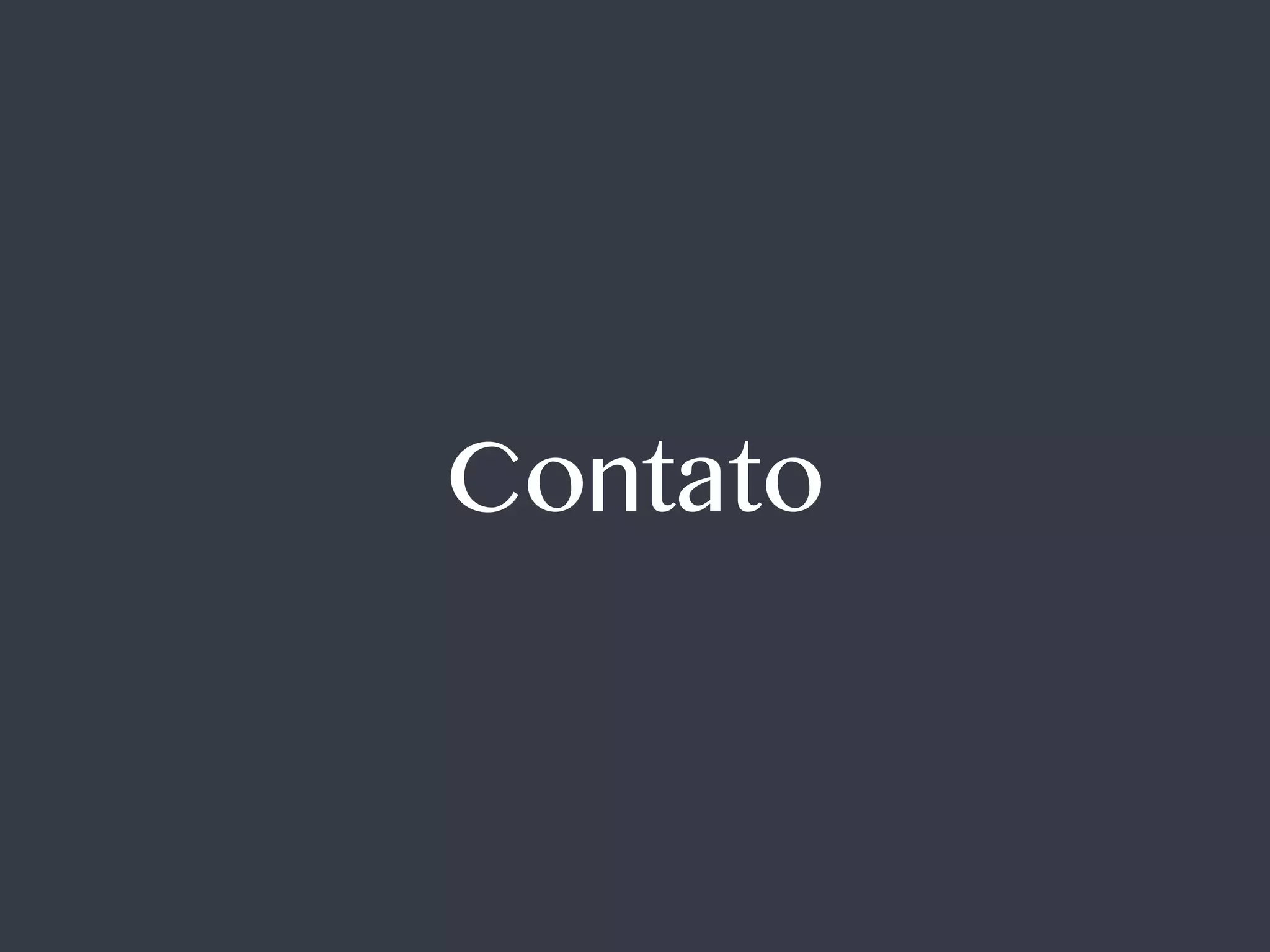 Contato
 