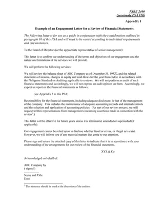 P1000 Letter Example Psre 2400 | PDF
