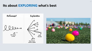 Its about EXPLORING what’s best
28
 