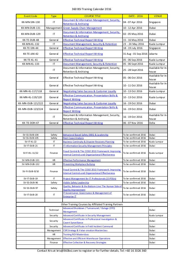 Training slides on report writing picture