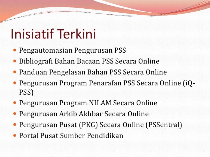 Pusat Sumber Sekolah: Dasar dan Hala Tuju
