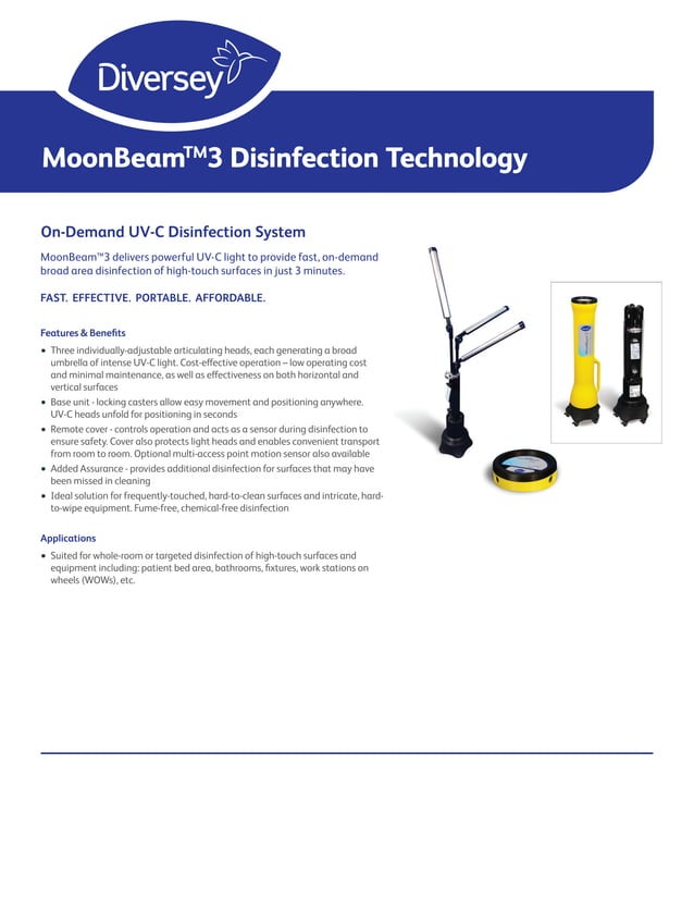 Diversey Moonbeam UV Disinfection PDF
