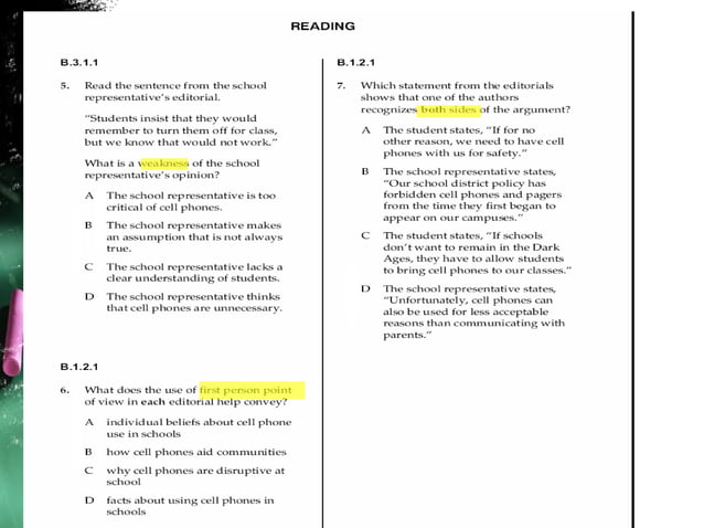 Pssa test taking strategies | PPT