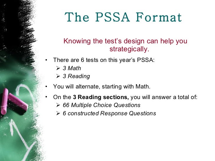 Pssa test taking strategies
