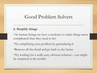 Ps session 1 introduction to problem solving | PPTX