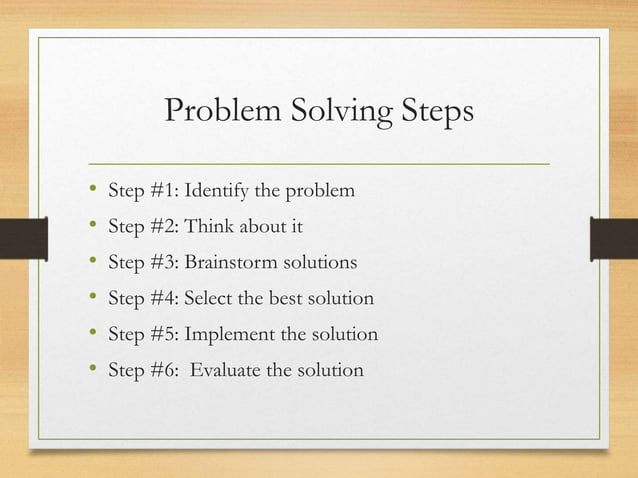 Ps session 1 introduction to problem solving | PPT