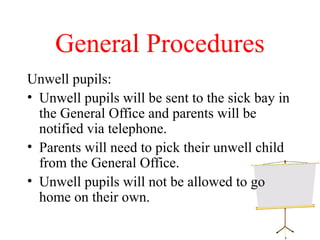 Generalized Unwell P's slides for p1 orientation 2011 | PPT