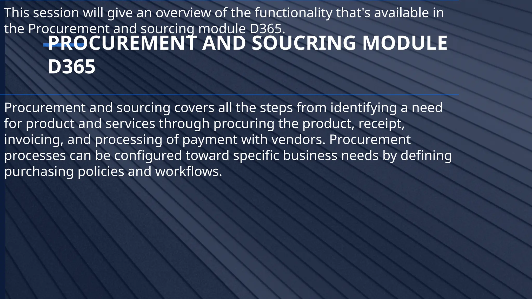 Procurement and sourcing in dynamics 365 Copy.pptx