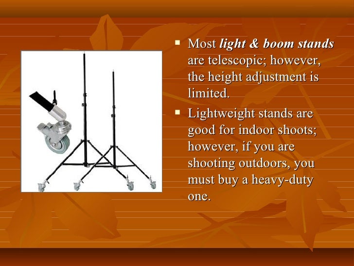 Types of Stands and Their Uses in Photography