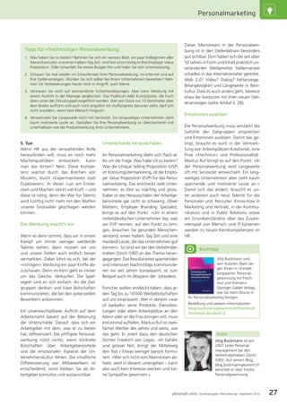 27 
Personalmarketing 
Buchtipp 
personalSCHWEIZ Sonderausgabe «Rekrutierung» September 2014 
5. Tun 
Wenn HR aus der verwaltenden Rolle 
herausfi nden will, muss es noch mehr 
Macherqualitäten entwickeln. Kann 
man das lernen? Nein. Diese Kompe-tenz 
wächst durch das Brechen von 
Mustern, durch «Experimentieren statt 
Duplizieren». In dieser Lust am Entde-cken 
und Machen steckt viel Kraft – und 
diese ist nötig, denn der War for Talents 
wird künftig nicht mehr mit den Waffen 
unserer Grossväter geschlagen werden 
können. 
Die Werbung macht’s vor 
Wenn es denn stimmt, dass wir in einem 
Kampf um immer weniger werdende 
Talente stehen, dann müssen wir uns 
und unsere Stellen auch endlich besser 
vermarkten. Dabei lohnt es sich, bei der 
«richtigen» Werbung ein paar Kniffe ab-zuschauen. 
Denn im Kern geht es immer 
um das Gleiche: Verkaufen. Die Spiel-regeln 
sind an sich einfach: An die Ziel-gruppen 
denken und klare Botschaften 
kommunizieren, die bei den potenziellen 
Bewerbern ankommen. 
Ein unverwechselbarer Auftritt auf dem 
Arbeitsmarkt basiert auf der Betonung 
der Unterschiede. Darauf, dass sich ein 
Arbeitgeber mit dem, was er zu bieten 
hat, differenziert. Die pfi ffi gste Personal-werbung 
nützt nichts, wenn konkrete 
Botschaften über Arbeitgebervorteile 
und die emotionalen Aspekte der Un-ternehmenskultur 
fehlen. Die inhaltliche 
Differenzierung von Mitbewerbern ist 
entscheidend, sonst bleiben Sie als Ar-beitgeber 
konturlos und austauschbar. 
Unterschiede herausschälen 
Im Personalmarketing dreht sich (fast) al-les 
um die Frage: Was habe ich zu bieten? 
Was die Unique Selling Proposition (USP) 
im Konsumgütermarketing, ist die Emplo-yer 
Value Proposition (EVP) für das Perso-nalmarketing. 
Das erschreckt viele Unter-nehmen, 
es tönt so mächtig und gross. 
Dabei ist das Herausschälen der Arbeitge-bervorteile 
gar nicht so schwierig. Oliver 
Mattern, Employer Branding Spezialist, 
bringt es auf den Punkt: «Um in einem 
mittelständischen Unternehmen das, was 
wir EVP nennen, auf den Punkt zu brin-gen, 
brauchen Sie gesunden Menschen-verstand, 
einen halben Tag Zeit und eine 
Handvoll Leute, die das Unternehmen gut 
kennen». So sind wir bei den Verkehrsbe-trieben 
Zürich (VBZ) an das Thema heran-gegangen. 
Das Resultat eines spannenden 
und intensiven Nachmittags kommunizie-ren 
wir seit Jahren konsequent, so zum 
Beispiel auch im Abspann der Jobvideos. 
Forscher wollen entdeckt haben, dass je-den 
Tag bis zu 10 000 Werbebotschaften 
auf uns einprasseln. Wer in diesem «war 
of eyeballs» seine Produkte, Dienstleis-tungen 
oder eben Arbeitsplätze an den 
Mann oder an die Frau bringen will, muss 
erst einmal auffallen. Markus Ruf ist zwei-facher 
Werber des Jahres und weiss, wie 
das geht. Er zitiert dazu den deutschen 
Dichter Friedrich von Logau: «In Gefahr 
und grosser Not, bringt der Mittelweg 
den Tod.» Etwas weniger barock formu-liert: 
«Wer sich nicht vom Mainstream ab-hebt, 
wird in diesem untergehen – kann 
also auch kein Interesse wecken und kei-ne 
Sympathie gewinnen.» 
Dieser Mainstream in der Personalwer-bung 
ist in den Stellenbörsen besonders 
gut sichtbar. Dort haben sich die seit über 
50 Jahren in Form und Inhalt praktisch un-veränderten 
Werbemittel Stelleinserate 
schadlos in das Internetzeitalter gerettet. 
Web 2.0? Video? Dialog? Fehlanzeige: 
Belanglosigkeit und Langeweile in Rein-kultur. 
Dass es auch anders geht, beweist 
etwa die Swisscom mit ihren neuen Stel-lenanzeigen 
(siehe Artikel S. 28). 
Emotionen auslösen 
Die Personalwerbung muss verstärkt die 
Gefühle der Zielgruppen ansprechen 
und Emotionen auslösen. Damit das ge-lingt, 
braucht es auch in der Vermark-tung 
von Arbeitsplätzen Kreativität, eine 
Prise «Frechmut» und Professionalität. 
Markus Ruf bringt es auf den Punkt: «In 
der Personalwerbung wird Langeweile 
oft mit Seriosität verwechselt. Ein lang-weiliges 
Unternehmen aber zieht kaum 
spannende und motivierte Leute an.» 
Damit sich das ändert, braucht es un-ter 
anderem auch neue Talente für die 
Personaler und Recruiter: Know-how in 
Marketing und Vertrieb, in der Kommu-nikation 
und in Public Relations sowie 
ein Grundverständnis über das Zusam-menspiel 
von Mensch und IT-Systemen 
werden zu neuen Kernkompetenzen im 
HR. 
Jörg Buckmann und 
sein Autoren-Team zei-gen 
Ihnen in «Einstel-lungssache: 
Personal-gewinnung 
mit Frech-mut 
und Können» 
(Springer Gabler Verlag), 
wie Sie mehr Würze in 
Ihr Personalmarketing bringen. 
Bestellung und weitere Informationen: 
blog.buckmanngewinnt.ch/frechmut/ 
frechmut-das-buch-2 
Autor 
Jörg Buckmann ist seit 
2007 Leiter Personal-management 
bei den 
Verkehrsbetrieben Zürich 
(VBZ). Auf seinem Blog 
blog.buckmanngewinnt.ch 
berichtet er über frische 
Personalgewinnung. 
Tipps für «frechmutige» Personalwerbung 
1. Was haben Sie zu bieten? Nehmen Sie sich ein weisses Blatt, ein paar Kolleginnen aller 
Hierarchiestufen und einen halben Tag Zeit. Und fast schon fertig ist Ihre Employer Value 
Proposition. Oder schaufeln Sie etwas Budget frei und holen Sie sich Unterstützung. 
2. Schauen Sie mal wieder ins Schaufenster Ihrer Personalwerbung, ins Internet und auf 
Ihre Stellenanzeigen. Würden Sie sich selber bei Ihrem Unternehmen bewerben? Neh-men 
Sie Verbesserungen heute noch in Angriff, auch kleine. 
3. Vertrauen Sie nicht auf vermeintliche Sicherheitslösungen. Man kann Werbung mit 
einem Auftritt in der Manege vergleichen: Das Publikum liebt Kunststücke, die hoch 
oben unter der Zirkuskuppel vorgeführt werden. Wer sein Stück nur 10 Zentimeter über 
dem Boden aufführt und auch noch ängstlich ein Auffangnetz darunter zieht, darf sich 
nicht wundern, wenn kein Mensch hinguckt. 
4. Verwechseln Sie Langeweile nicht mit Seriosität. Ein langweiliges Unternehmen zieht 
kaum motivierte Leute an. Gestalten Sie Ihre Personalwerbung so überraschend und 
unterhaltsam wie die Produktwerbung Ihres Unternehmens. 
