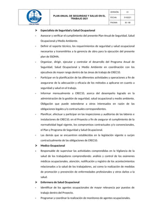 PSST-PGV Plan Anual de Seguridad y Salud en el Trabajo 2021 CREC10 ...