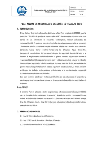 PSST-PGV Plan Anual de Seguridad y Salud en el Trabajo 2021 CREC10 ...