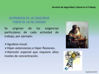 Partes en movimiento.