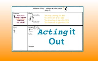 Acting it Out - A Problem Solving Strategy | KEY