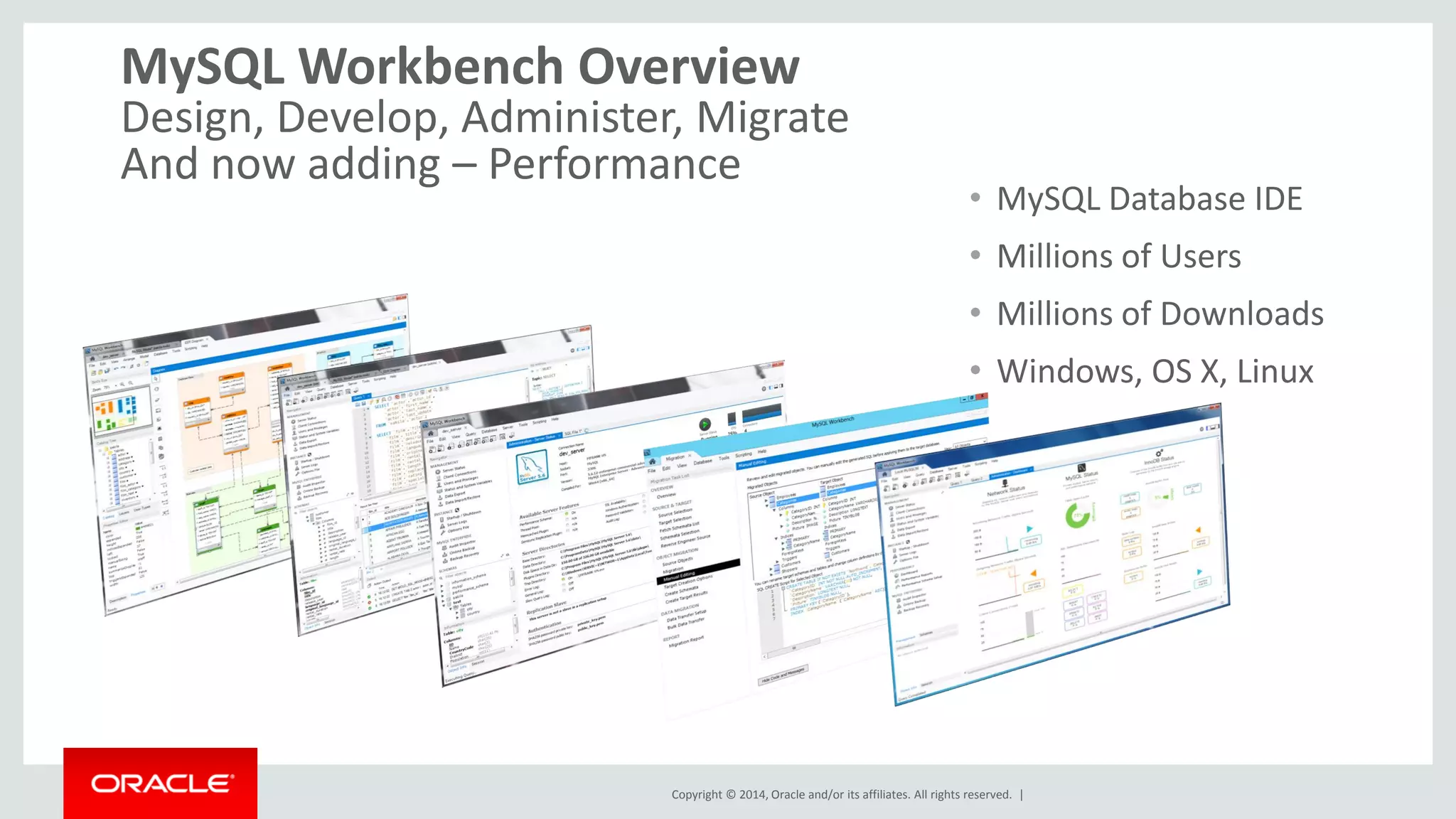 MySQL's Performance Schema, SYS Schema and Workbench Integration | PDF