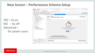 Copyright © 2014, Oracle and/or its affiliates. All rights reserved. |
Open Settings
Before Running Performance Reports
 