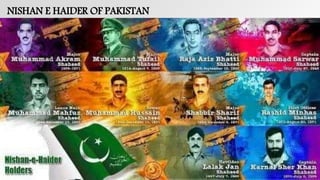 NISHAN E HAIDER OF PAKISTAN
 