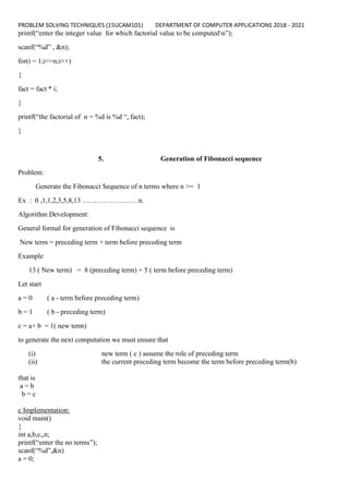 PROBLEM SOLVING TECHNIQUES | PDF