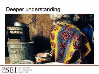 Deeper understanding
 