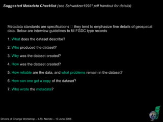Why documenting research data? Is it worth the extra effort? learnings from the Fakara metadata encoding exercise