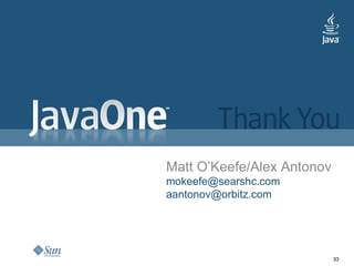 Matt O’Keefe/Alex Antonov [email_address] [email_address] Matt O’Keefe/Alex Antonov [email_address] [email_address] 