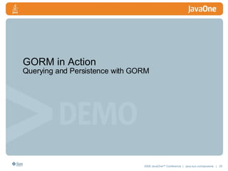 GORM in Action Querying and Persistence with GORM 