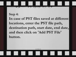 How To Split Outlook PST File