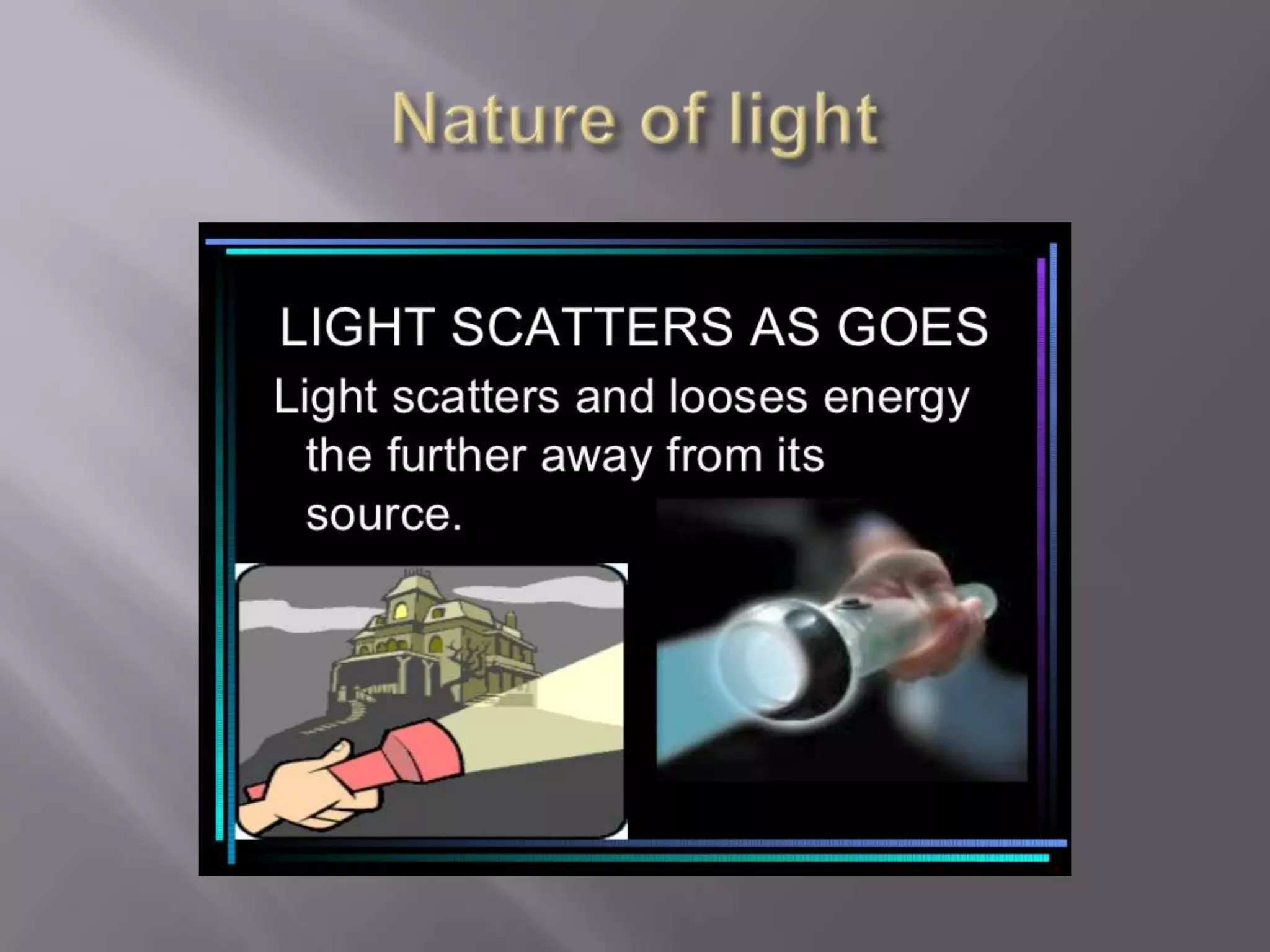 Pstti concept of light