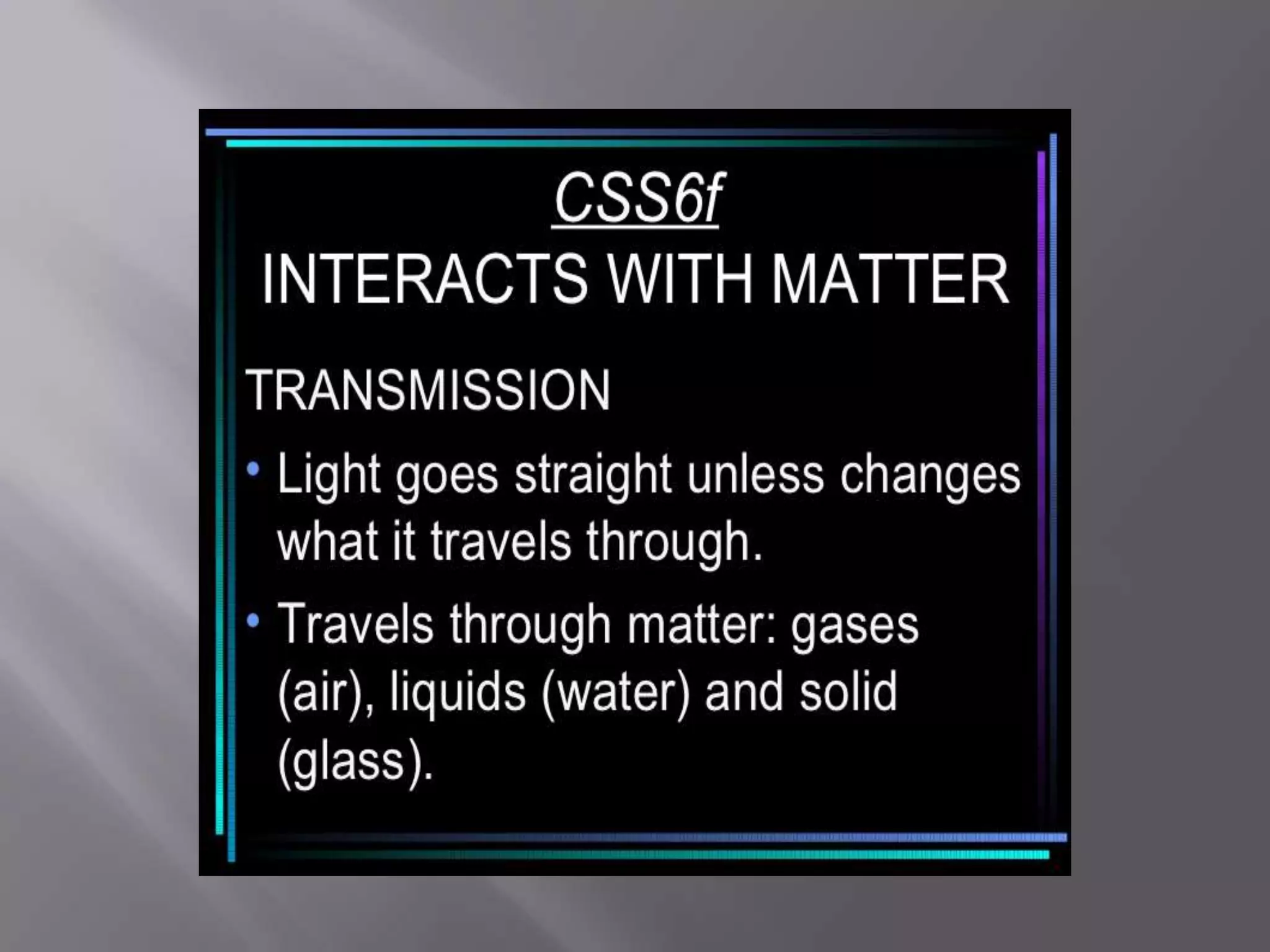 Pstti concept of light