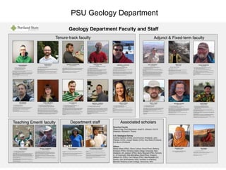 PSU Geology Department
 