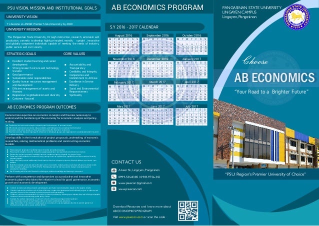 psu ab economics marketing leaflet marketing leaflet