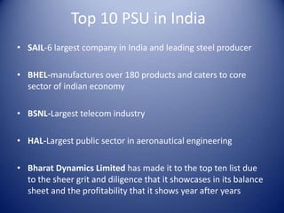 Investment of Government in PSU