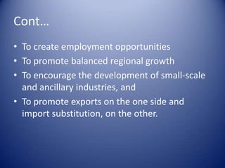 To generate financial resources for development